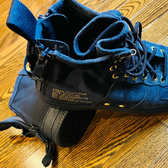 Nike SF Air Force 1 Mid Urban Utility Navy Suede (Men’s 8 / Women’s 9.5) EU41 - Picture 9 of 14